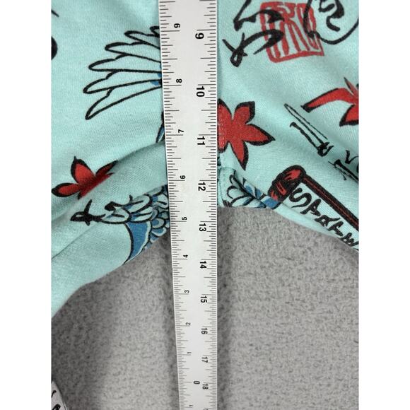 Monmon Cat Joggers Adult Large Multicolor Sun Cat Art Sweats Athleisure Lounge - Picture 7 of 9